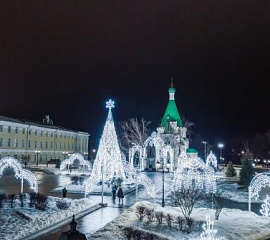 Новогодний Нижний Новгород с посещением парка "Россия в миниатюре"